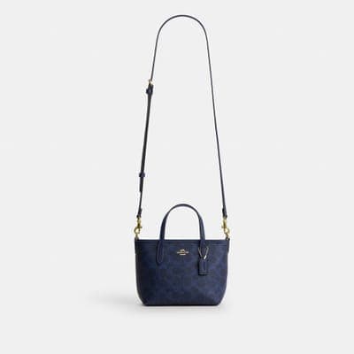 Coach Outlet City Mini Tote Bag In Signature Canvas 4
