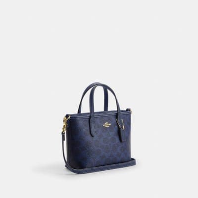 Coach Outlet City Mini Tote Bag In Signature Canvas 5