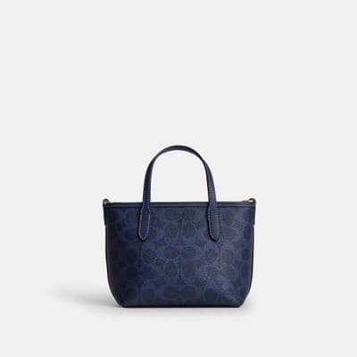 Coach Outlet City Mini Tote Bag In Signature Canvas 6