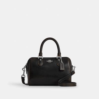 Coach Outlet Mini Rowan Crossbody Bag In Loved Leather 1