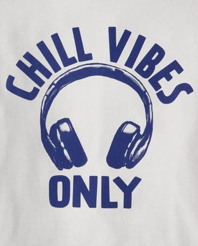 Boys Long Sleeve Chill Vibes Only Graphic Tee 3