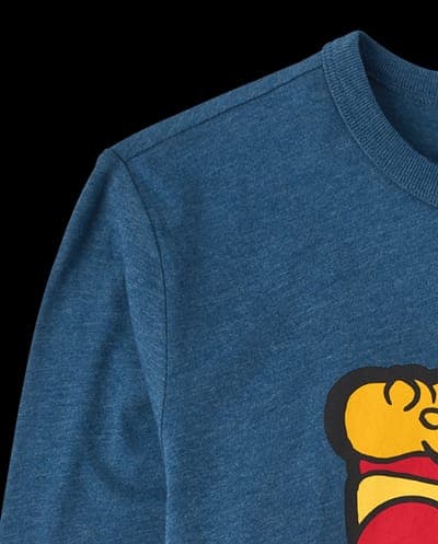 Boys Long Sleeve Pizza Graphic Tee 4