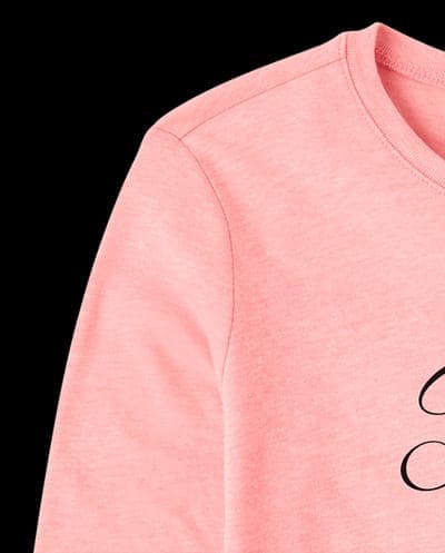 Girls Long Sleeve Always On Pointe Graphic Tee 4
