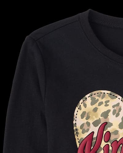 Girls Long Sleeve Kindness Graphic Tee 5