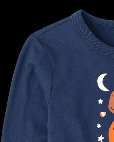 Baby And Toddler Boys Long Sleeve Halloween Capybara Graphic Tee 3