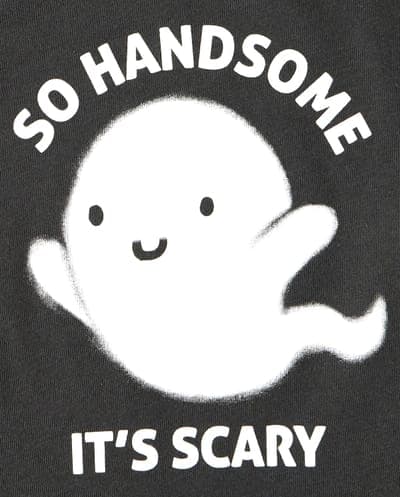 Baby And Toddler Boys Long Sleeve Halloween Handsome Graphic Tee 3