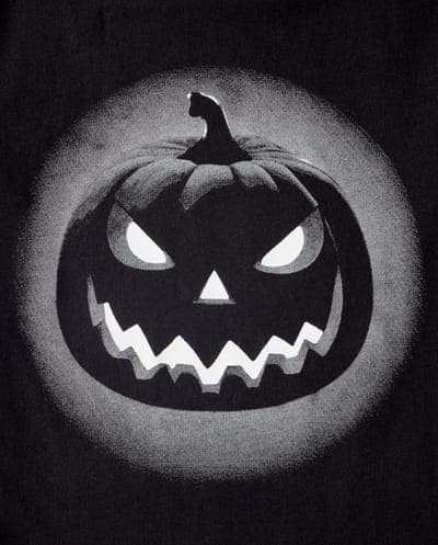 Boys Glow In The Dark Short Sleeve Halloween Pumpkin Graphic Tee 4