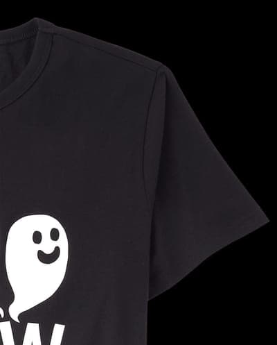 Kids Matching Family Short Sleeve Glow In The Dark Halloween Boo Crew Graphic Tee 6