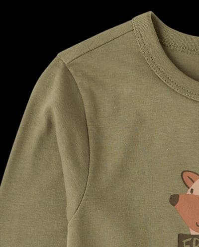 Baby And Toddler Boys Long Sleeve Hedgehog Graphic Tee 4