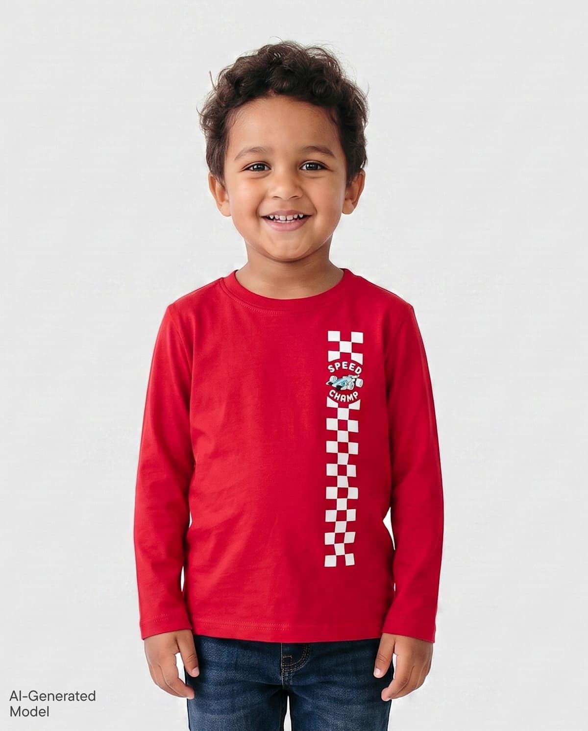 Baby And Toddler Boys Long Sleeve Racecar Graphic Tee
