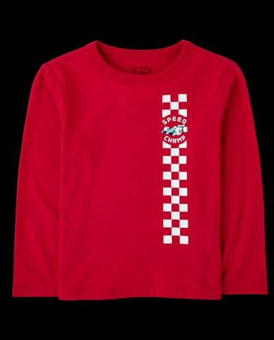 Baby And Toddler Boys Long Sleeve Racecar Graphic Tee 2