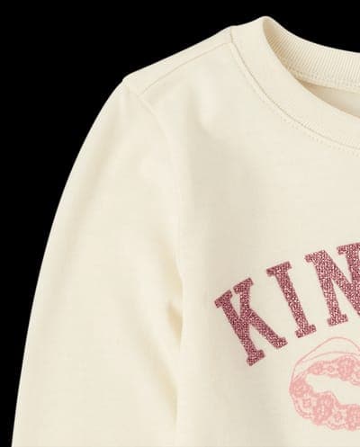Baby And Toddler Girls Long Sleeve Kindness Graphic Tee 4