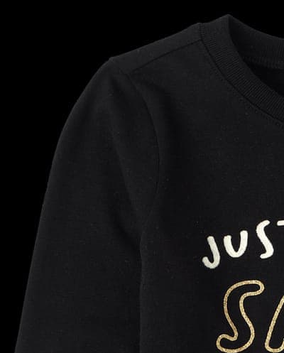 Baby And Toddler Girls Long Sleeve Sassy Graphic Tee 4