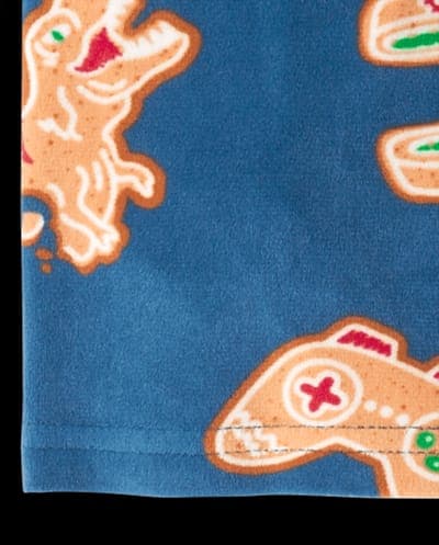 Baby And Toddler Boys Christmas Long Sleeve Gingerbread Gamer Snug Fit Velour Pajamas 5