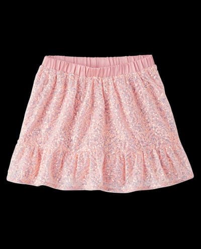 Girls Sequin Tiered Skirt 2