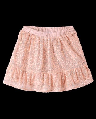 Girls Sequin Tiered Skirt 6