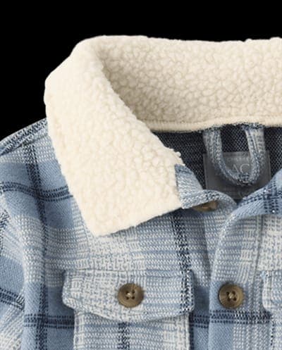 Baby Boys Long Sleeve Plaid 3-Piece Outfit Set 2