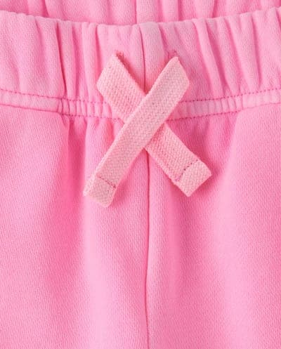 Toddler Girls Active Garment Dyed Premium Fleece Jogger Pants 2