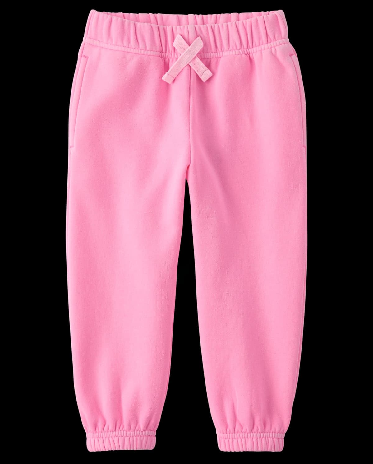 Toddler Girls Active Garment Dyed Premium Fleece Jogger Pants