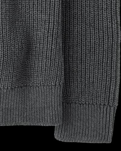 Boys Long Sleeve Shaker Stitch Sweater 5