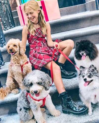 Girls Sleeveless Matching Family Plaid Bow Satin Bubble Dress 2