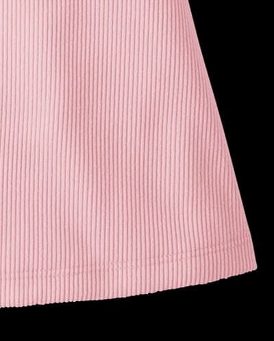 Girls Long Sleeve Sueded Rib Shift Dress 5