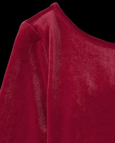 Girls Long Sleeve Velour Bubble Dress 8
