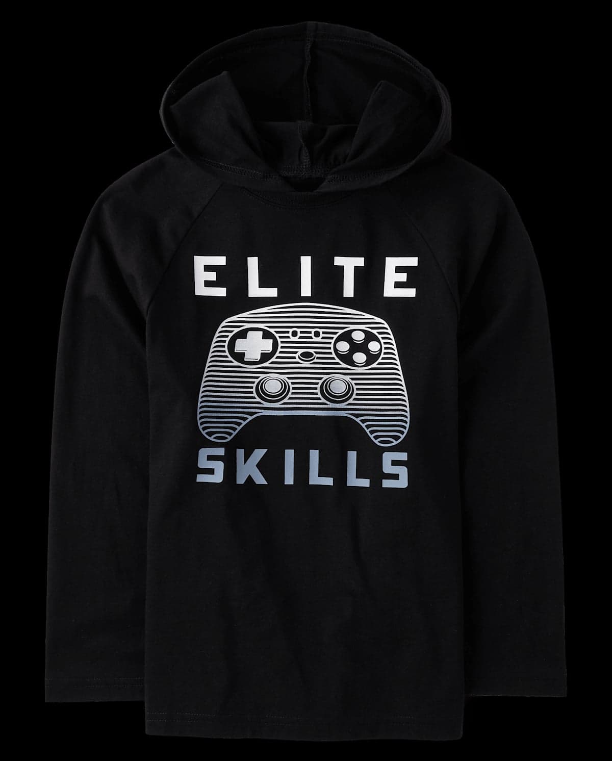 Boys Long Sleeve Graphic Hooded Top