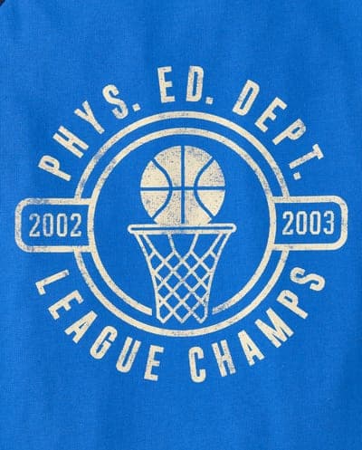 Boys Short Sleeve League Champs Graphic Raglan Tee 2