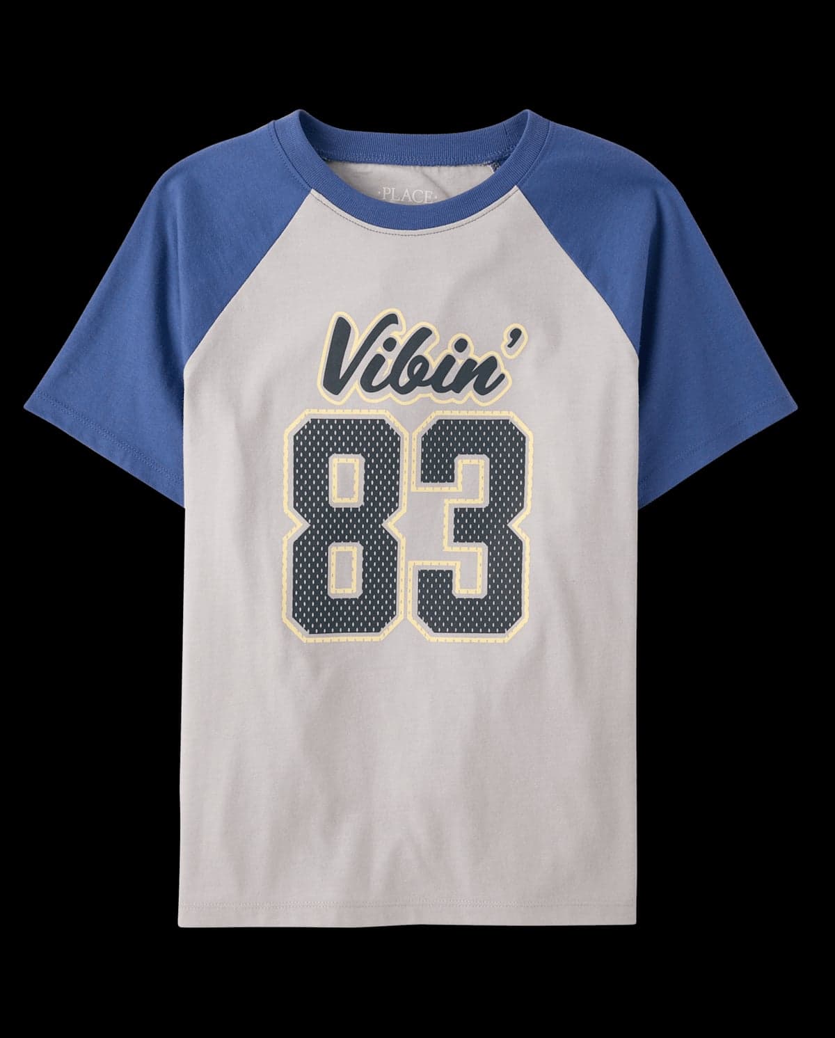 Boys Short Sleeve Vibin' 83 Graphic Raglan Tee