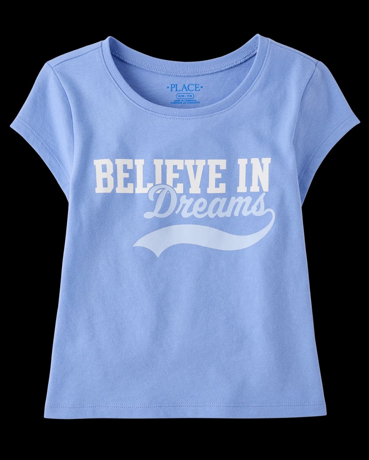 Girls Short Sleeve Daydreamer Social Club Graphic Baby Tee