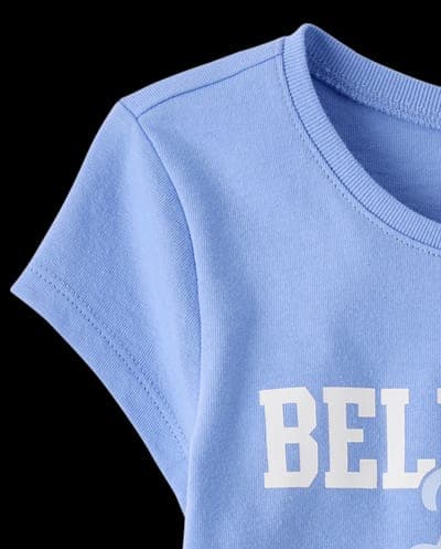 Girls Short Sleeve Daydreamer Social Club Graphic Baby Tee 3