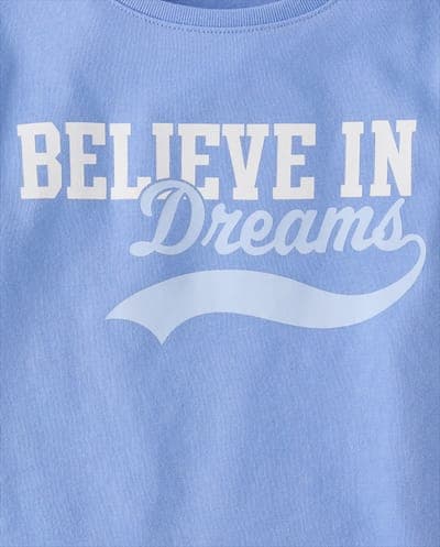 Girls Short Sleeve Daydreamer Social Club Graphic Baby Tee 2