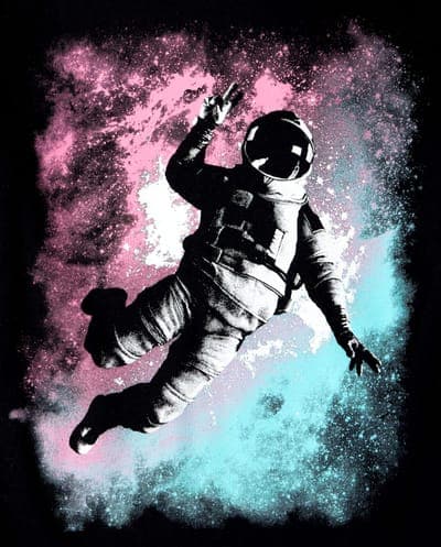 Boys Short Sleeve Astronaut Graphic Tee 3