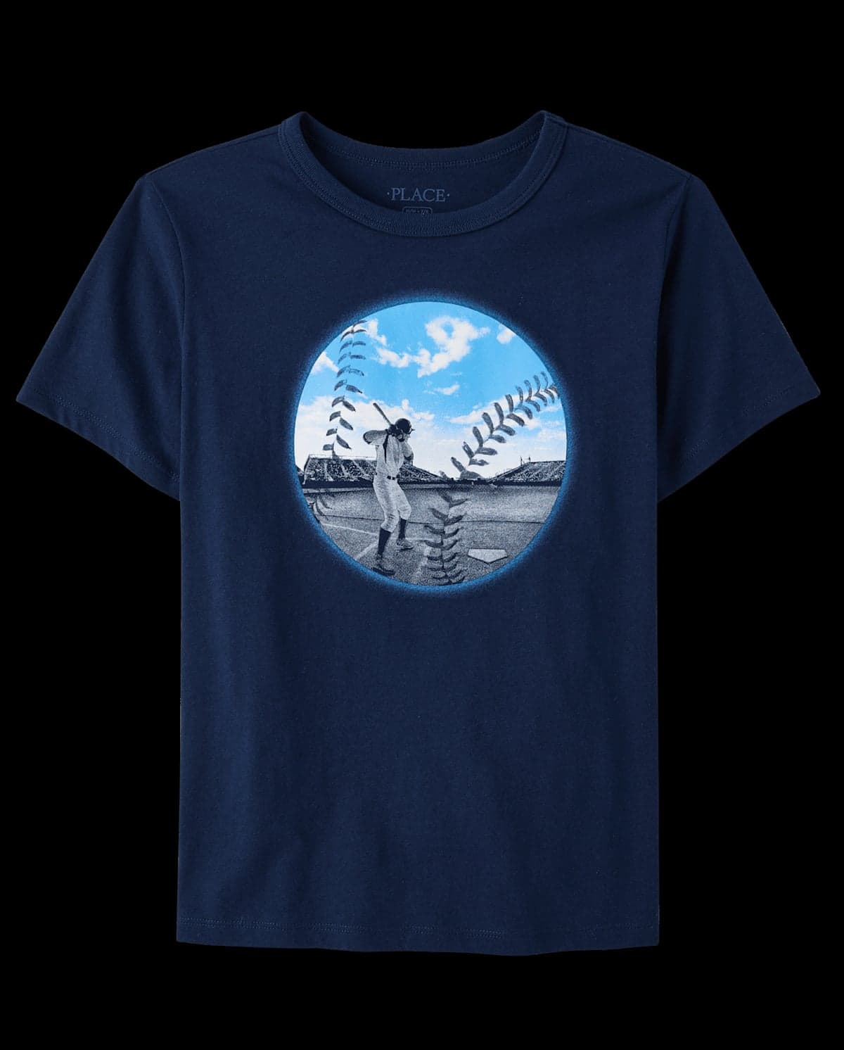 Boys Short Sleeve Baseball Graphic Tee