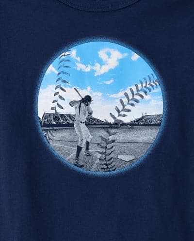 Boys Short Sleeve Baseball Graphic Tee 2