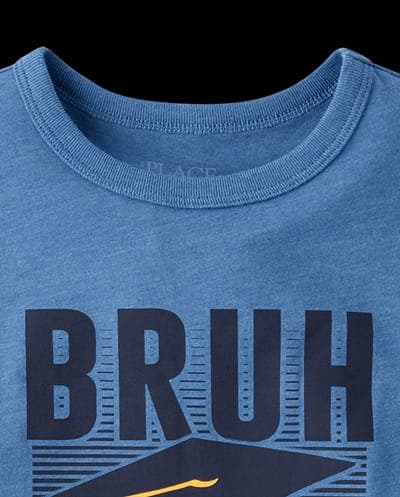 Boys Short Sleeve Bruh I Graduated Graphic Tee 4