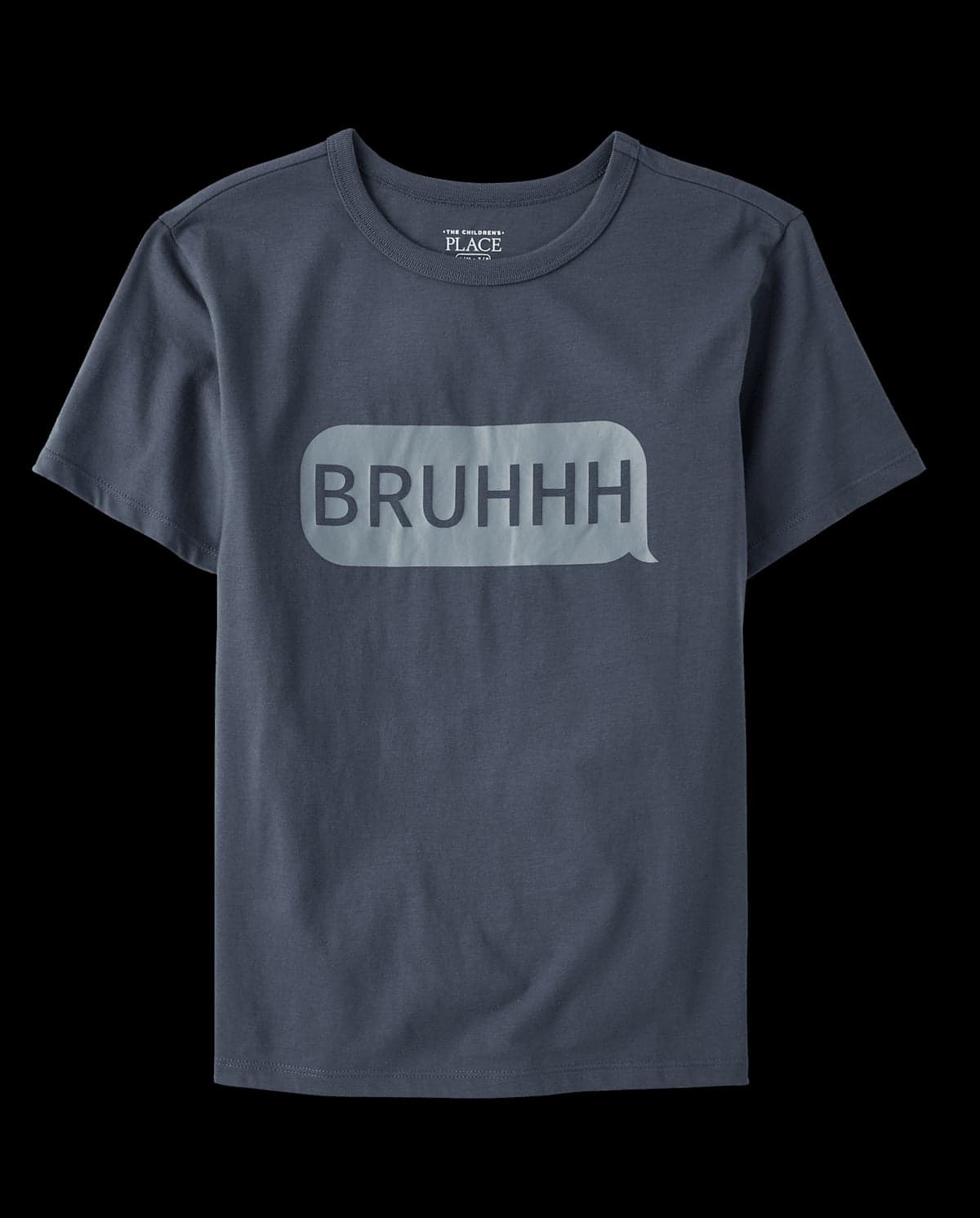 Boys Short Sleeve Bruhhh Graphic Tee