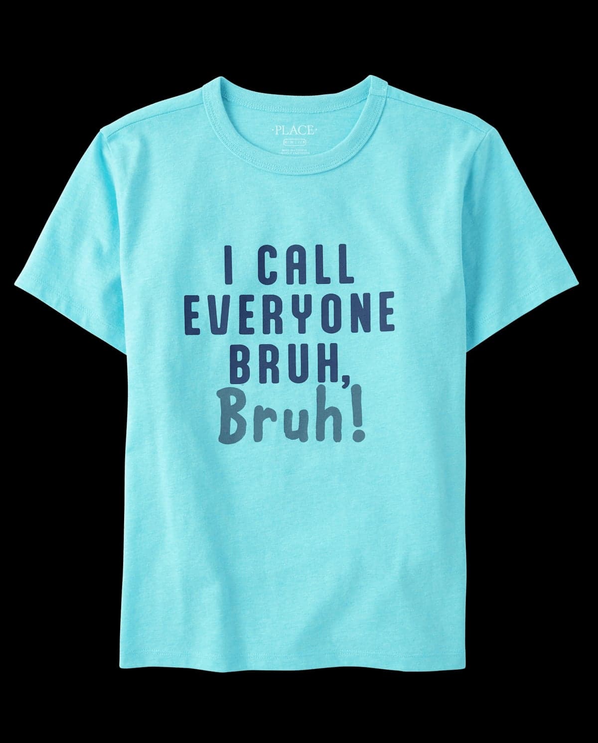 Boys Short Sleeve Call Everyone Bruh Graphic Tee