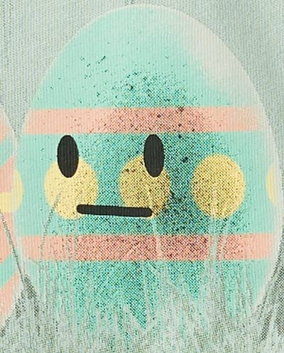 Boys Short Sleeve Easter Egg Humor Graphic Tee 4