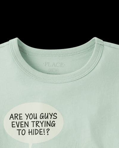 Boys Short Sleeve Easter Egg Humor Graphic Tee 5