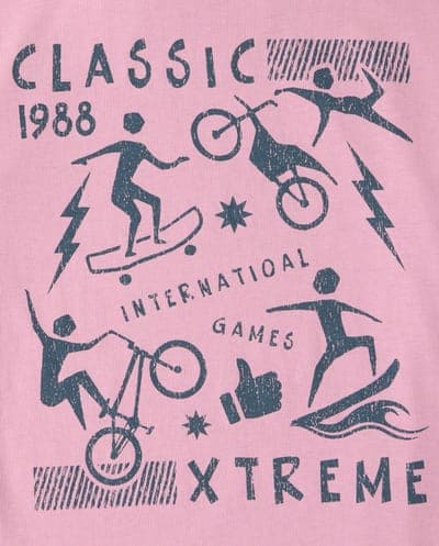 Boys Short Sleeve Extreme Sports Graphic Tee 3