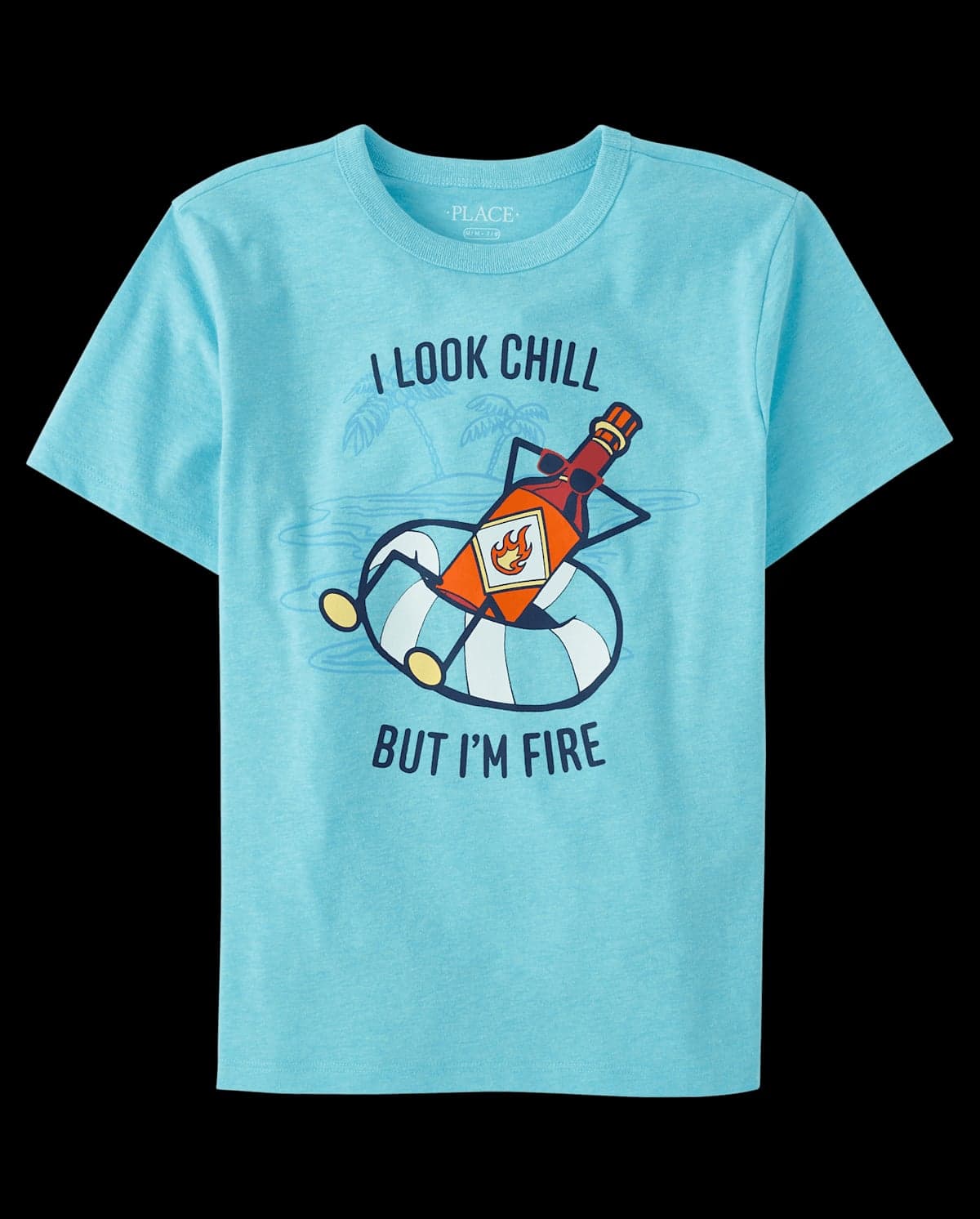 Boys Short Sleeve Hot Sauce Graphic Tee