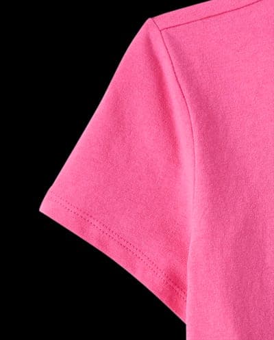 Girls Short Sleeve Cheer Graphic Tee (ICED BERRY) 3