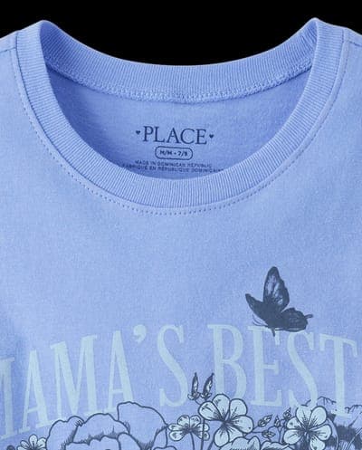 Girls Short Sleeve Mama's Bestie Graphic Tee 3