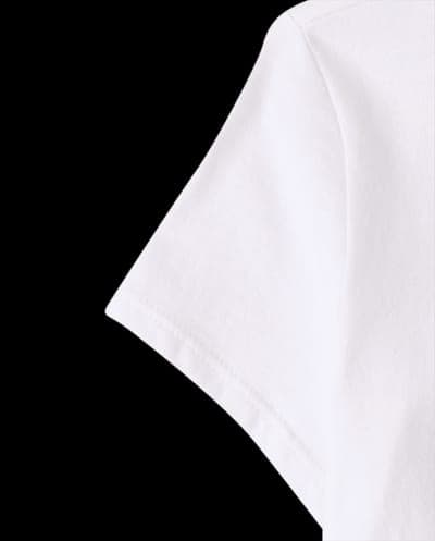Girls Short Sleeve Positive Words Graphic Tee (WHITE) 3