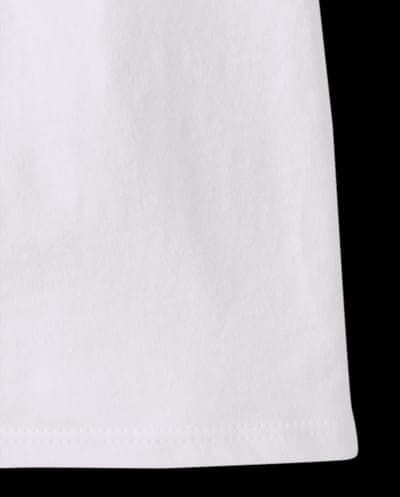 Girls Short Sleeve Positive Words Graphic Tee (WHITE) 4