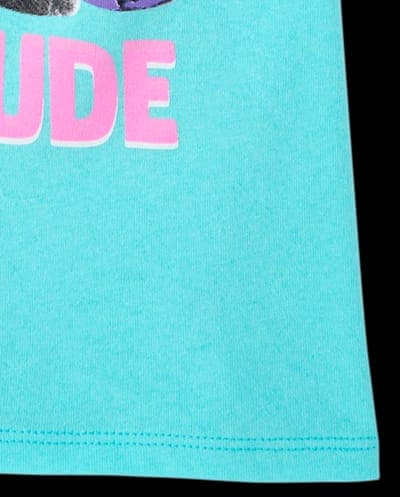 Girls Short Sleeve School Pawsitive Cattitude Graphic Tee 4