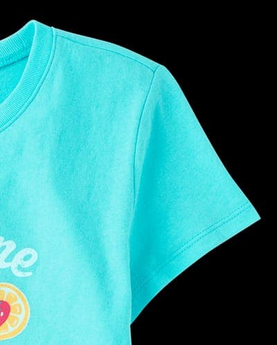 Girls Short Sleeve Summer Drink Graphic Tee 4
