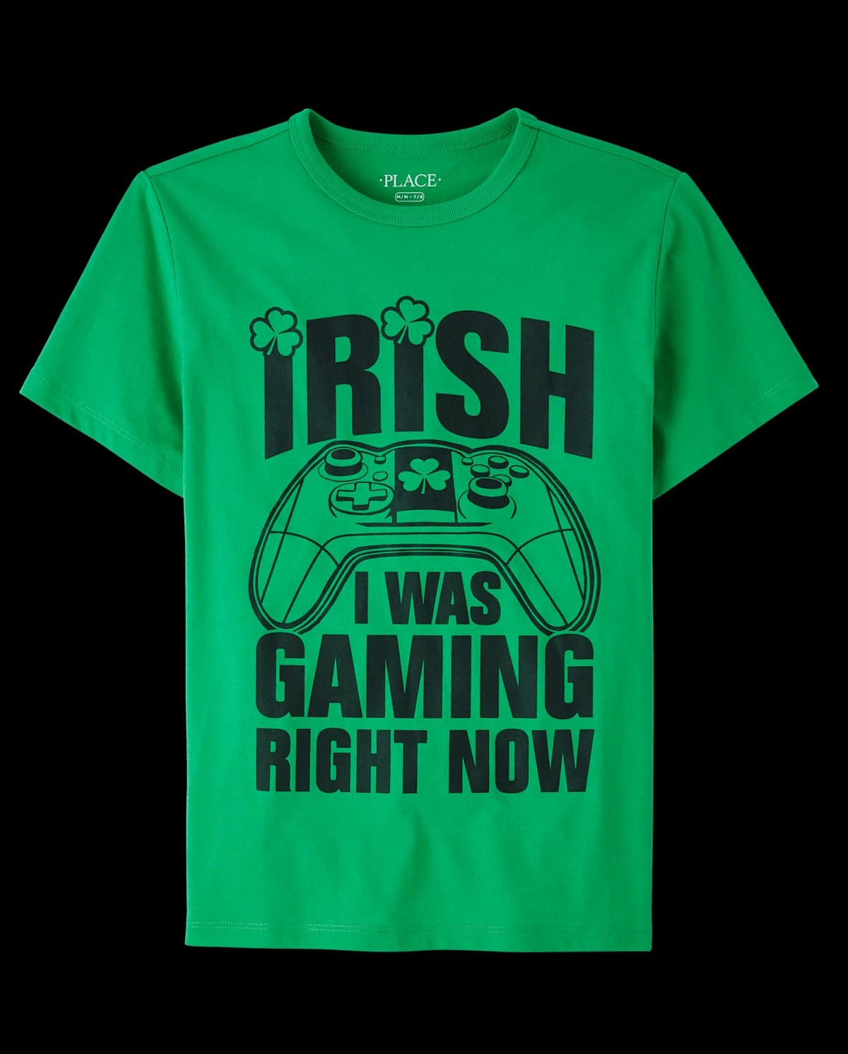 Boys Short Sleeve St. Patrick's Day Gamer Graphic Tee